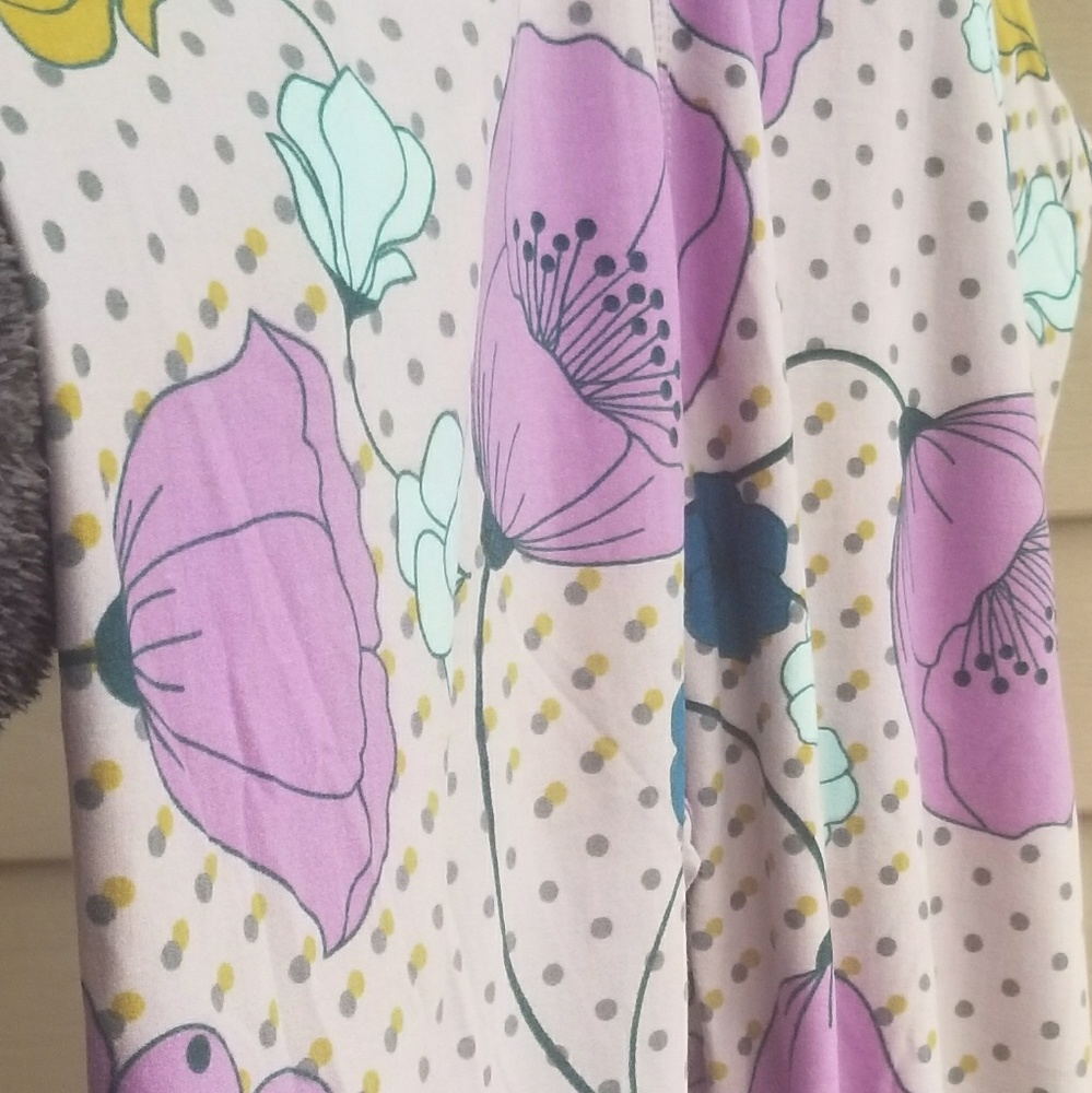 Floral Lularoe leggings TC